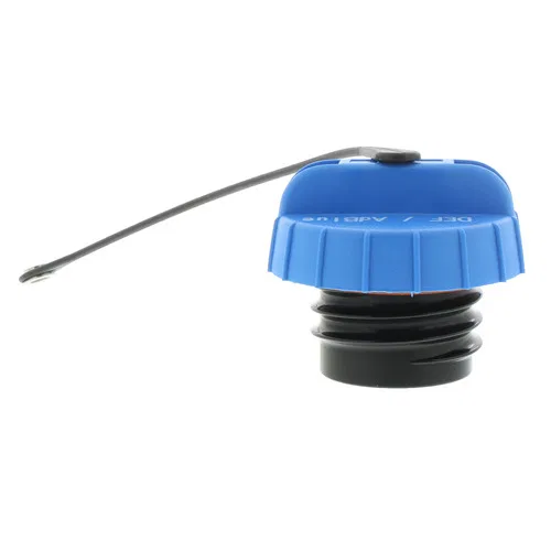 DEF108 – MOTOR RAD AM Diesel Emissions Fluid Filler Cap, 1.77 Inch Thread Diameter Vented Blue Plastic Tether Attache...